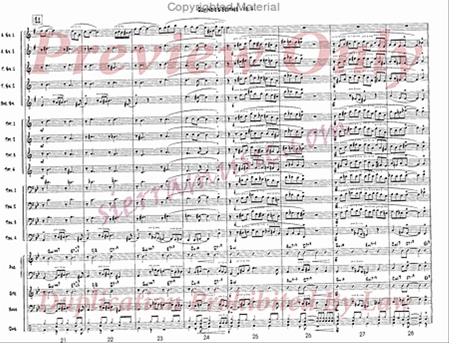 Guy Noir's Brother Guy Noir's Brother Jazz Ensemble scores gallery preview page 5