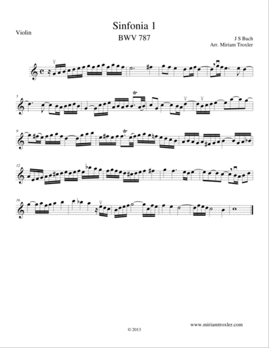 5 Sinfonias for String Trio String Trio scores gallery preview page 5