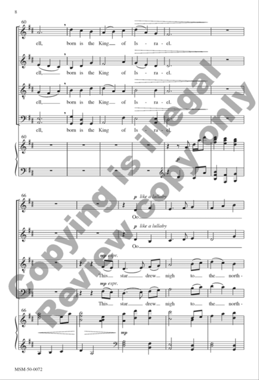 The First Nowell The First Nowell Divisi scores gallery preview page 8