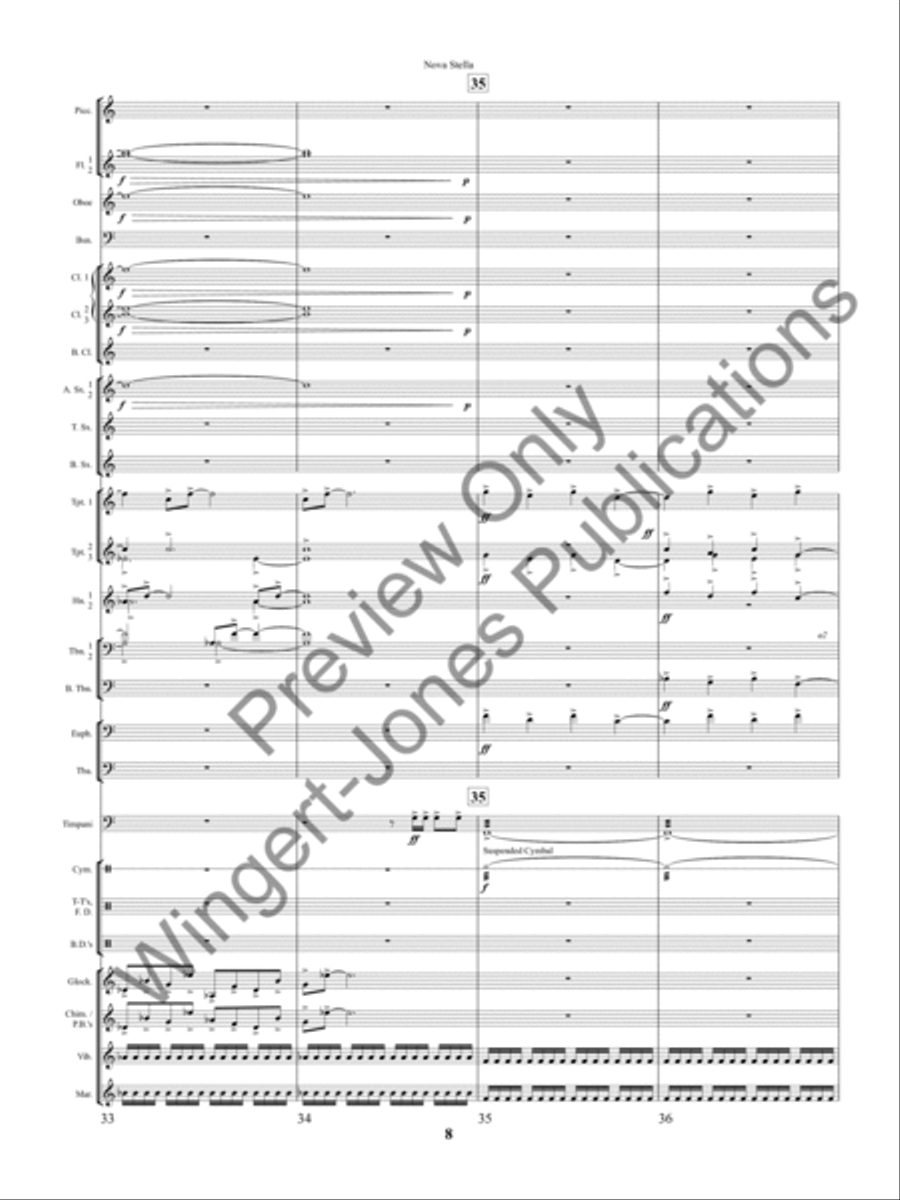 Nova Stella Concert Band scores gallery preview page 11