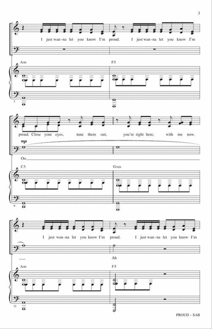 Proud Proud 3-Part scores gallery preview page 4