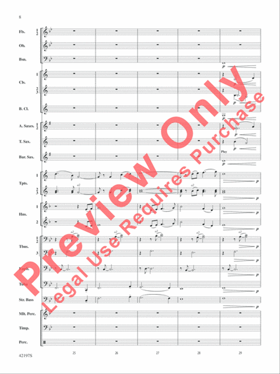Carrickfergus Carrickfergus Concert Band scores gallery preview page 28