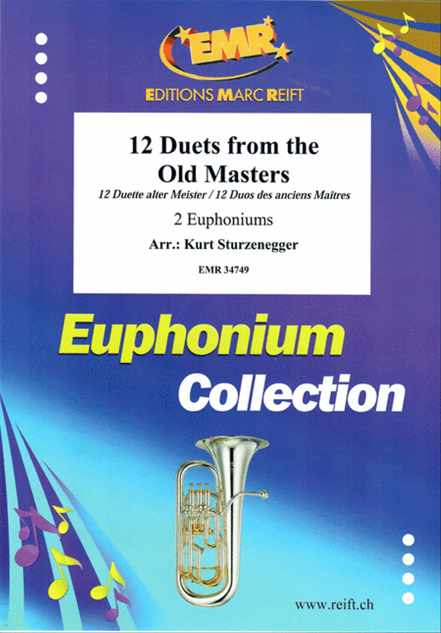12 Duets from the Old Masters Euphonium Duet scores gallery preview page 1