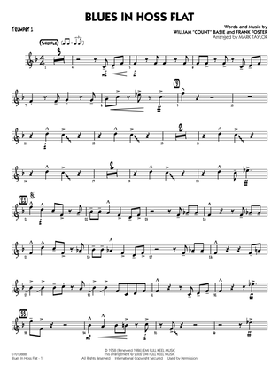 Book cover for Blues in Hoss Flat (Blues in Frankie's Flat) (arr. Mark Taylor) - Trumpet 1