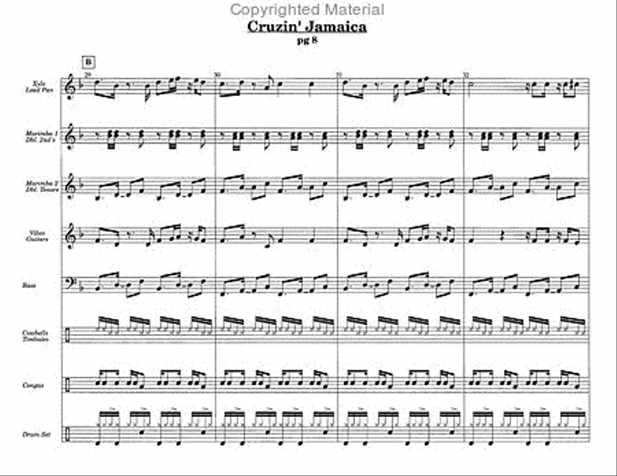 Cruzin' Jamaica Cruzin' Jamaica Steel Drum Band scores gallery preview page 4