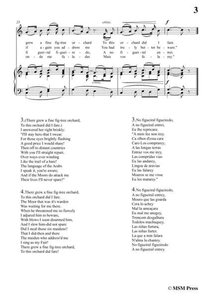 Bantock-Folksong,Song of the fig-tree orchard(Canção de Figueiral),in C Major,for Voice and Piano image number null