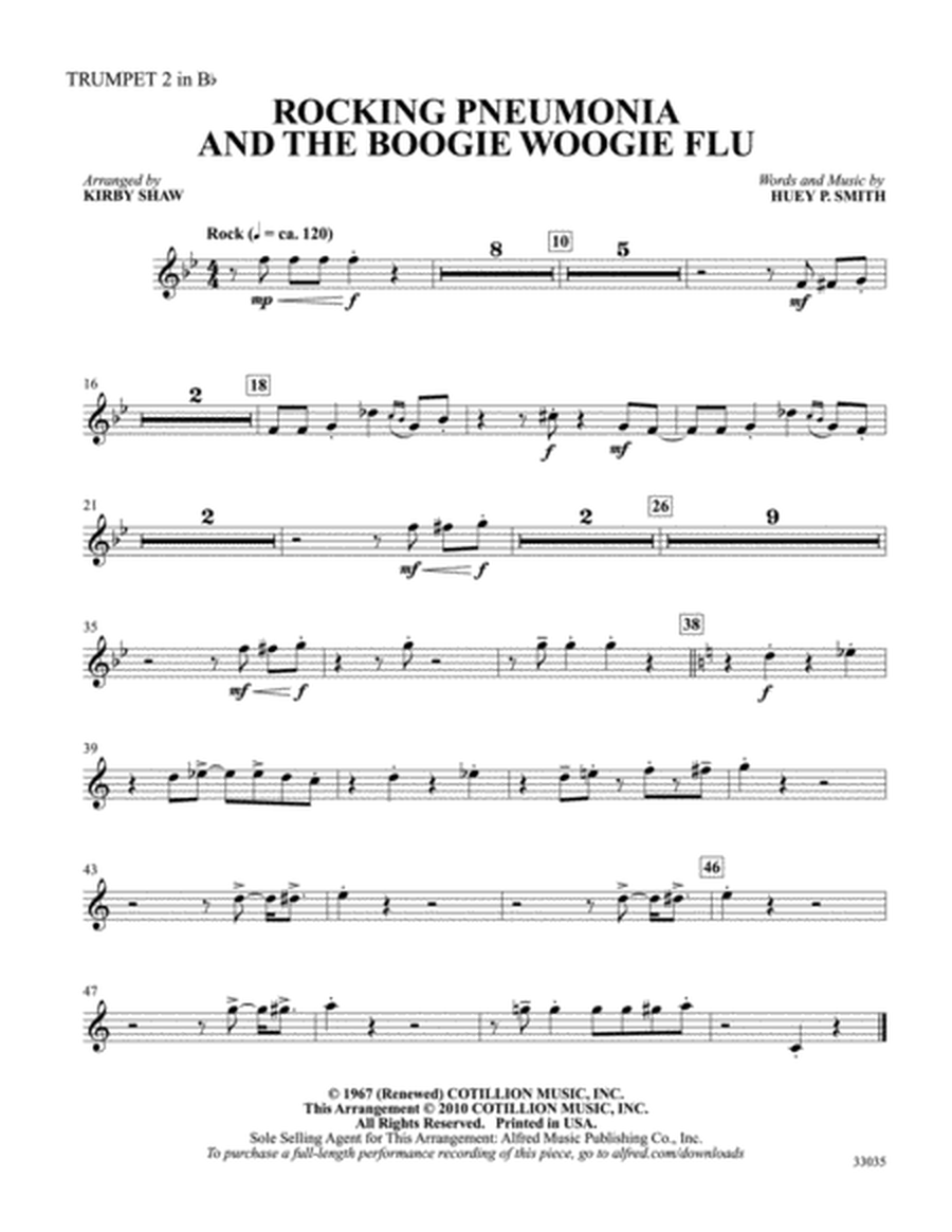 Rocking Pneumonia and the Boogie Woogie Flu: 2nd B-flat Trumpet