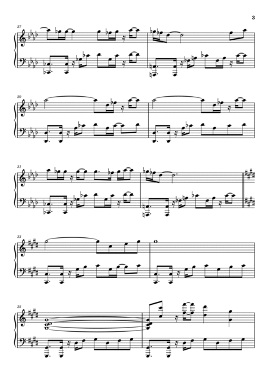 Broken Wings Piano Solo scores gallery preview page 3