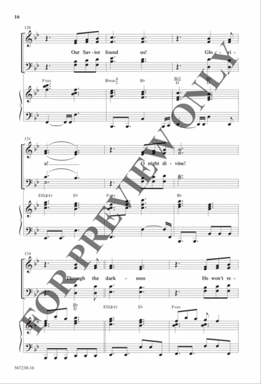 Gloria (Our Savior Found Us) - Anthem Choir scores gallery preview page 15