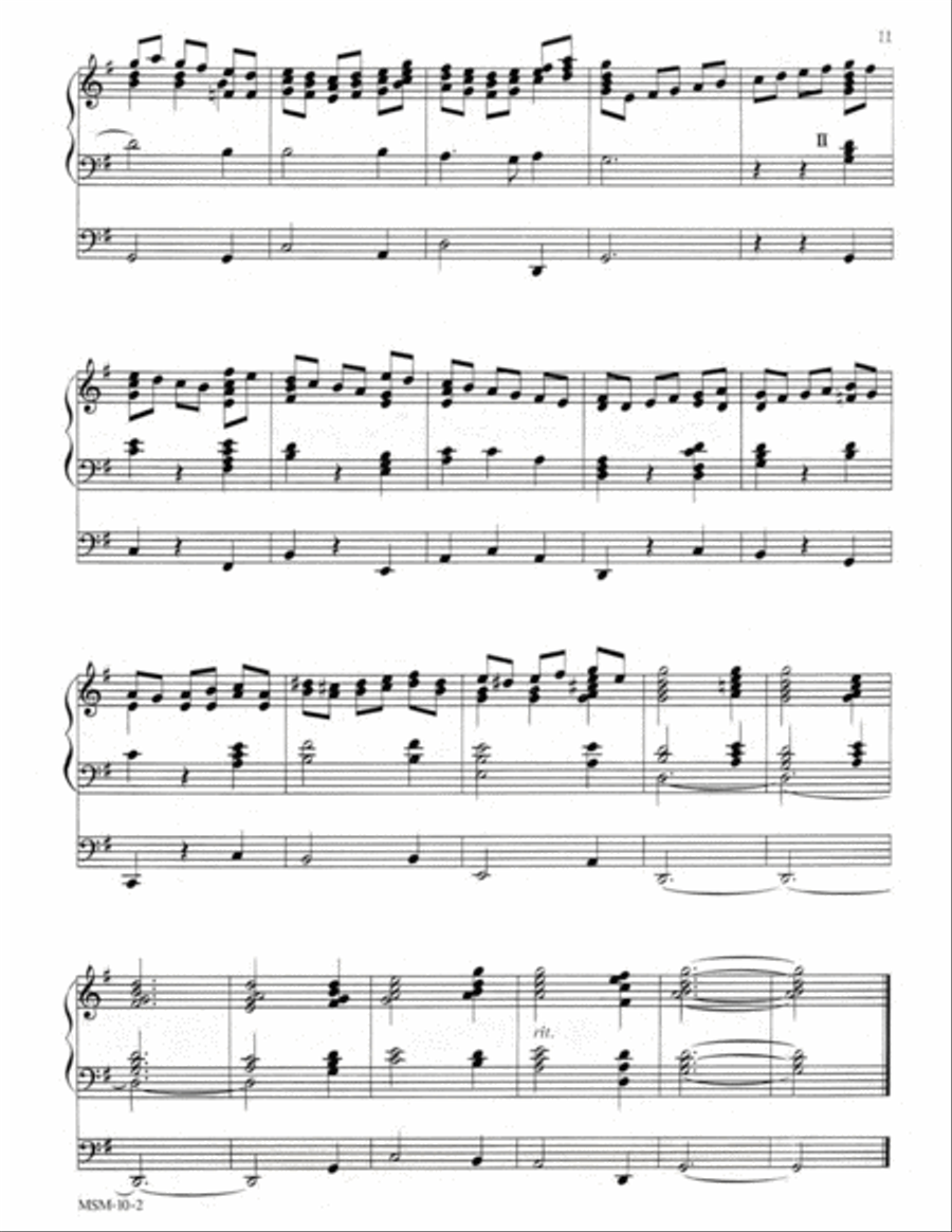 Six Advent Improvisations Organ scores gallery preview page 6