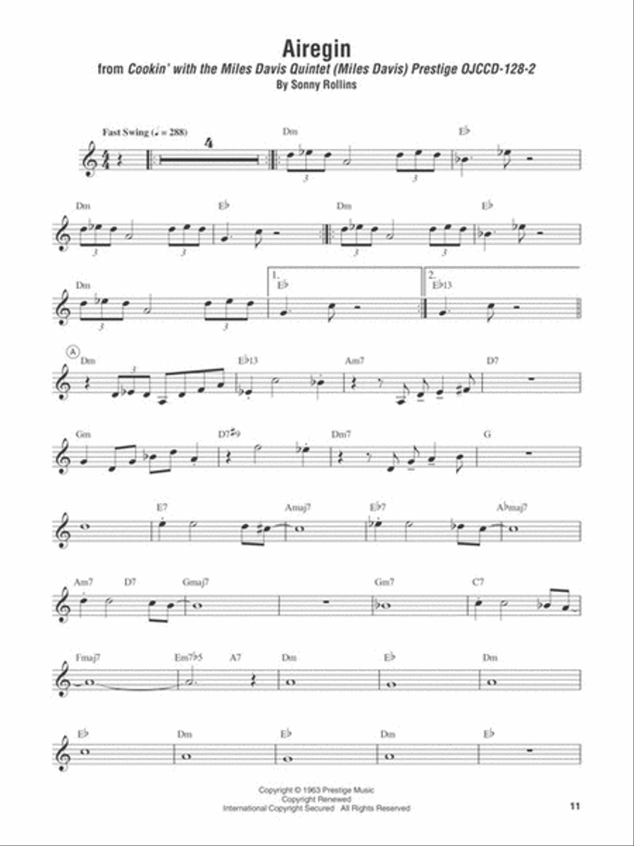 John Coltrane – Omnibook Alto Saxophone scores gallery preview page 5