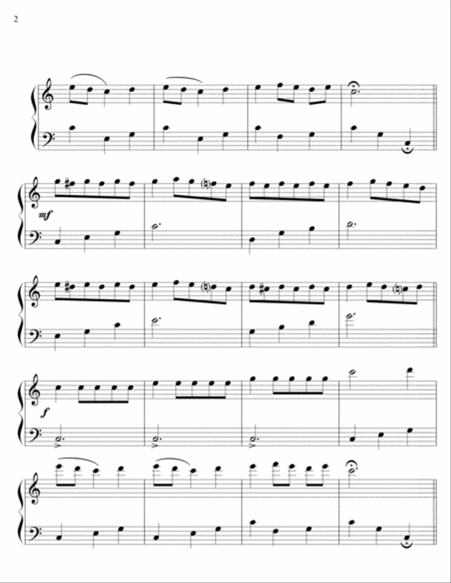 Duncombe's Minuet-piano solo Piano Method scores gallery preview page 2