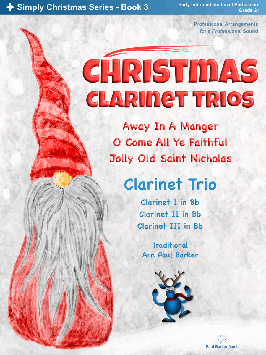 Christmas Clarinet Trios Book 3 Clarinet Trio scores gallery preview page 1