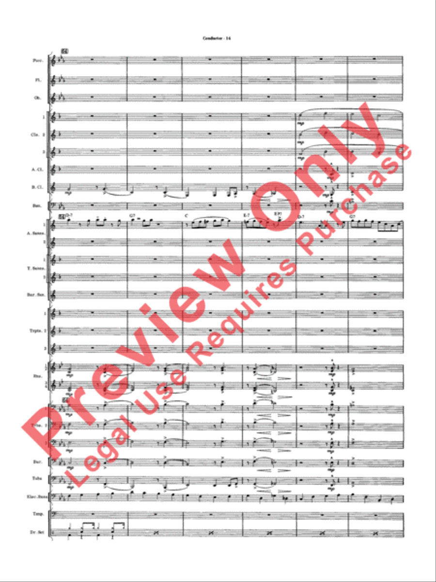 Five to Go Concert Band scores gallery preview page 16