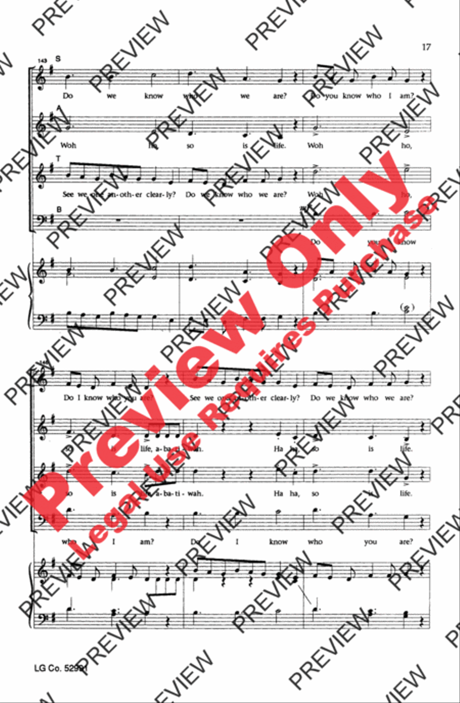 Turn the World Around 4-Part scores gallery preview page 16