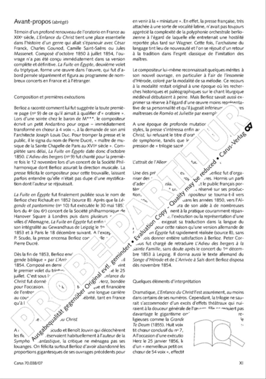 L'Enfance du Christ 4-Part scores gallery preview page 13