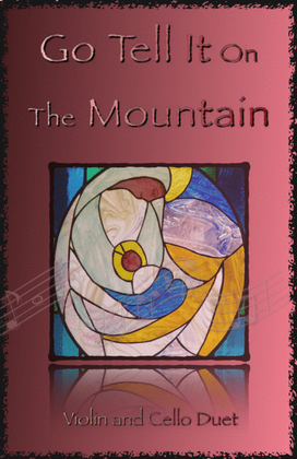 Book cover for Go Tell It On The Mountain, Gospel Song for Violin and Cello Duet