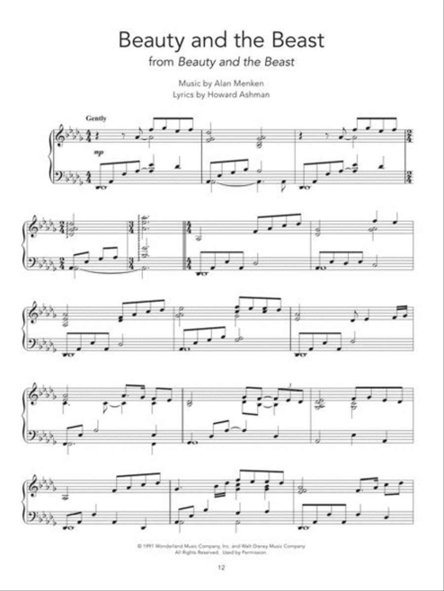 Peaceful Piano Solos: Soundtracks Piano Solo scores gallery preview page 4