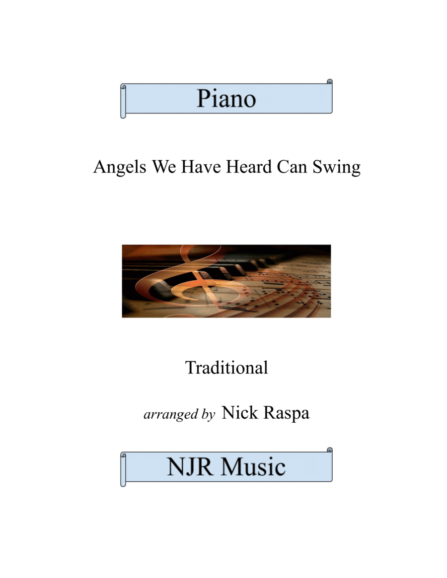 Angels We Have Heard Can Swing (early intermediate piano) Piano Solo scores gallery preview page 1