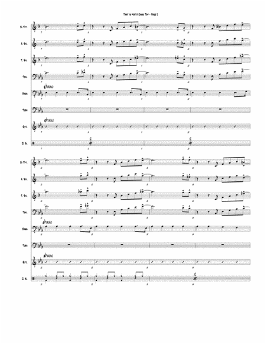 That Is Not A Chew Toy (septet version / Blowholes) Jazz Ensemble scores gallery preview page 2