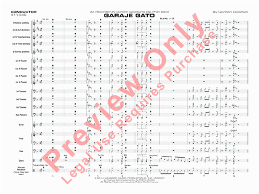 Garaje Gato Jazz Ensemble scores gallery preview page 4