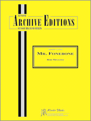 Book cover for Mr. Fonebone