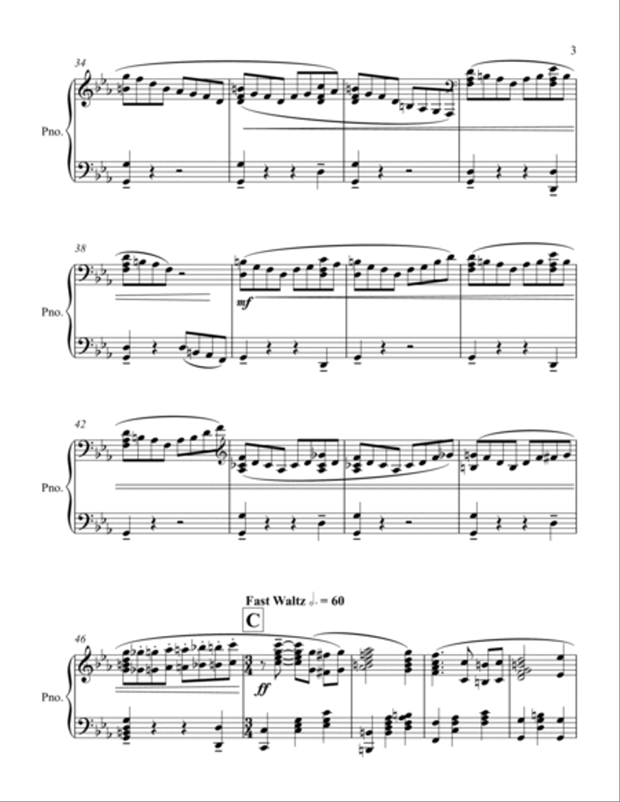 Ballade Piano Solo scores gallery preview page 3