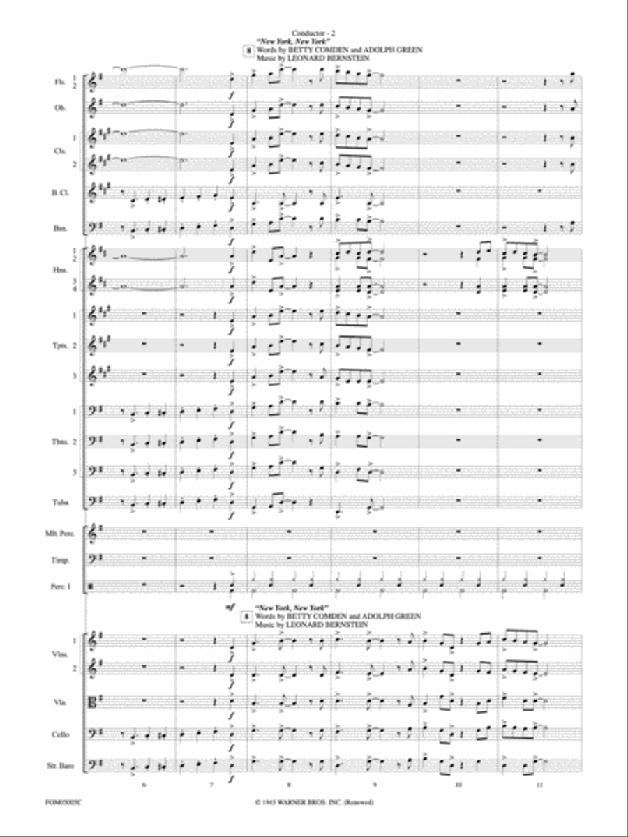 NYC: Here's to the Big Apple Full Orchestra scores gallery preview page 3