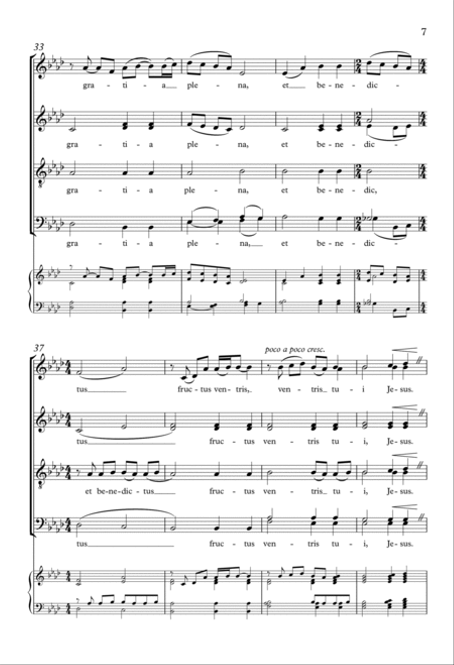 Ave Maria Ave Maria Divisi scores gallery preview page 5