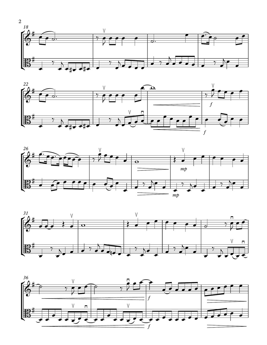 I Want To Hold Your Hand String Duet scores gallery preview page 2