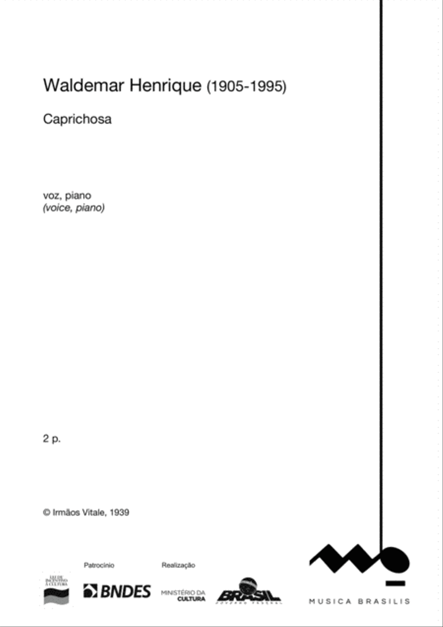 Caprichosa Caprichosa Voice scores gallery preview page 2