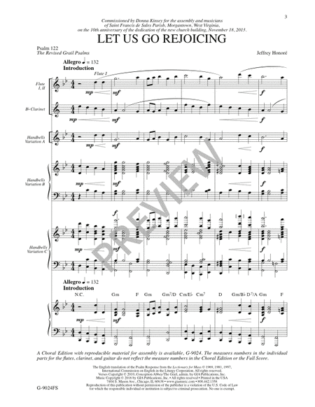 Let Us Go Rejoicing - Full Score and Parts