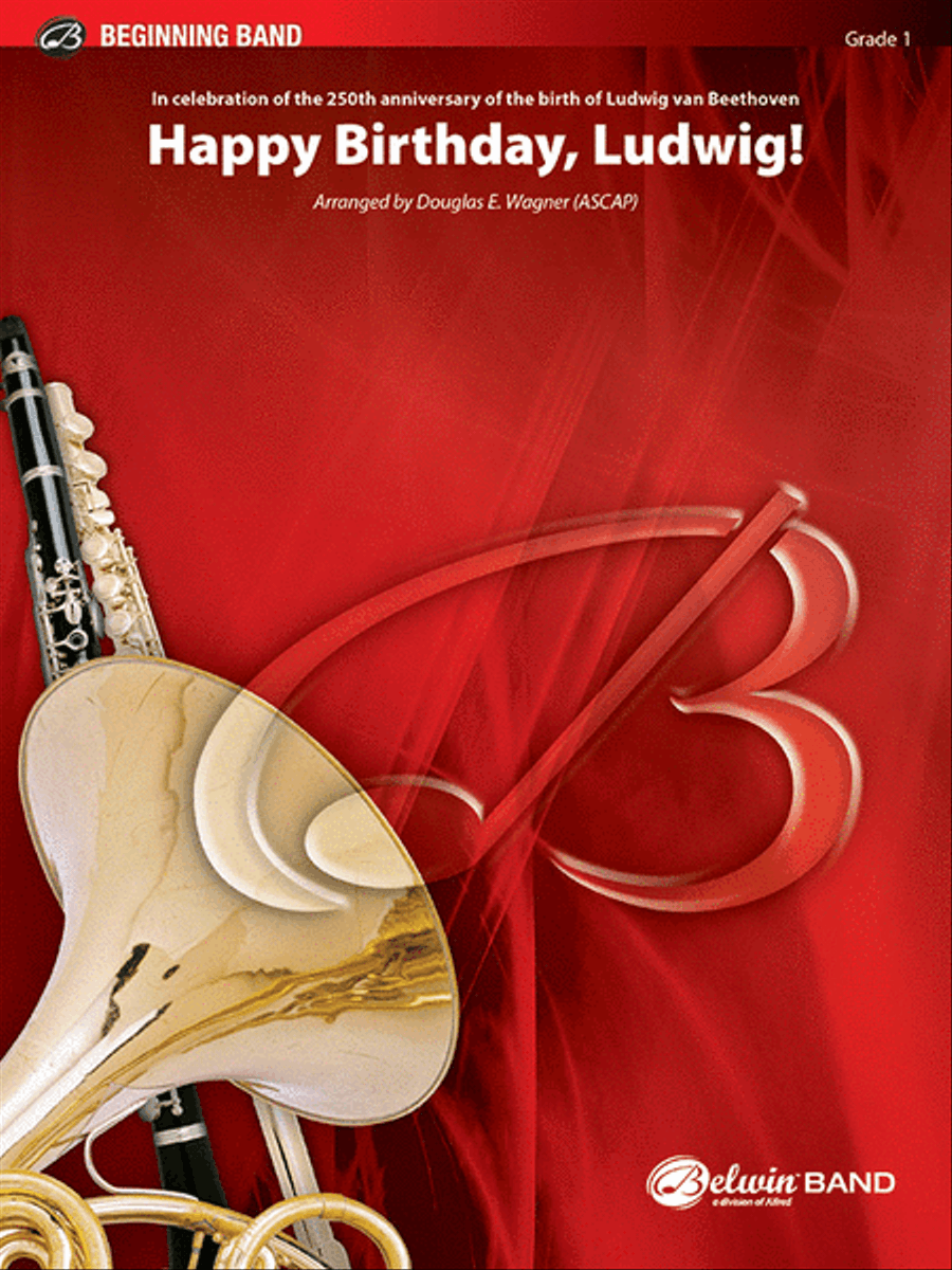 Happy Birthday, Ludwig Concert Band scores gallery preview page 1