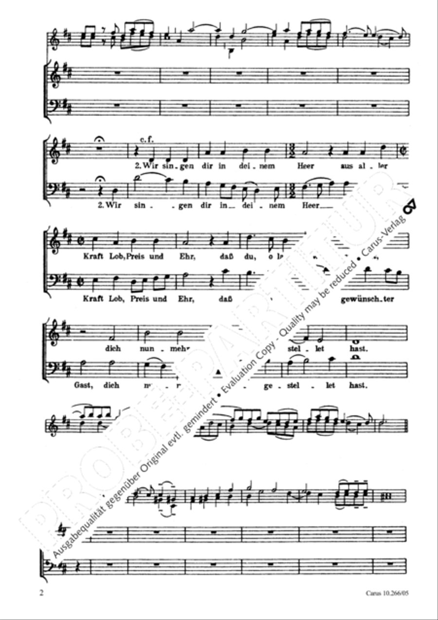 Wir singen dir, Immanuel Wir singen dir, Immanuel Choir scores gallery preview page 3
