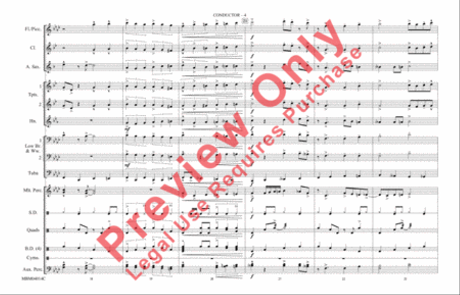 Moondance Moondance Marching Band scores gallery preview page 5