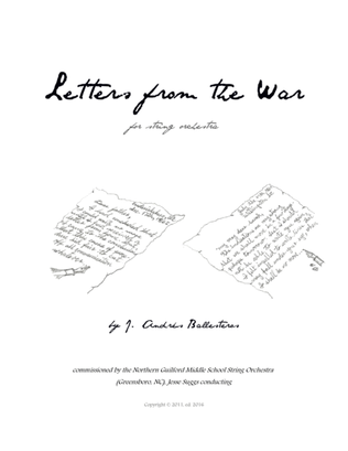 Book cover for Letters from the War (score)