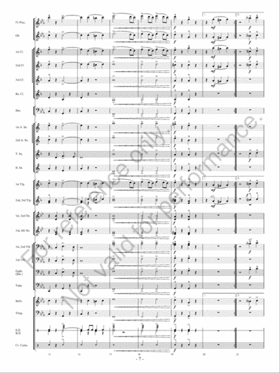 Freedom City Freedom City Concert Band scores gallery preview page 8