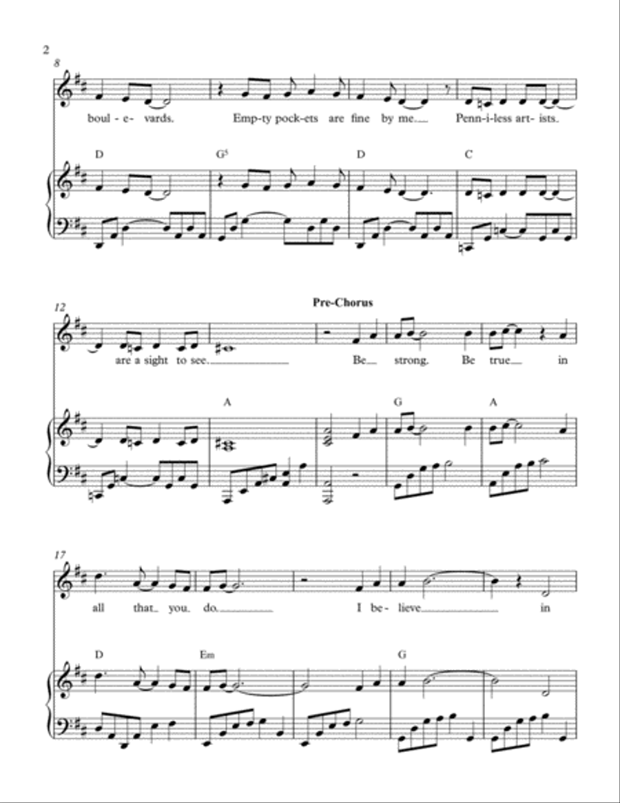 Believe Voice scores gallery preview page 2