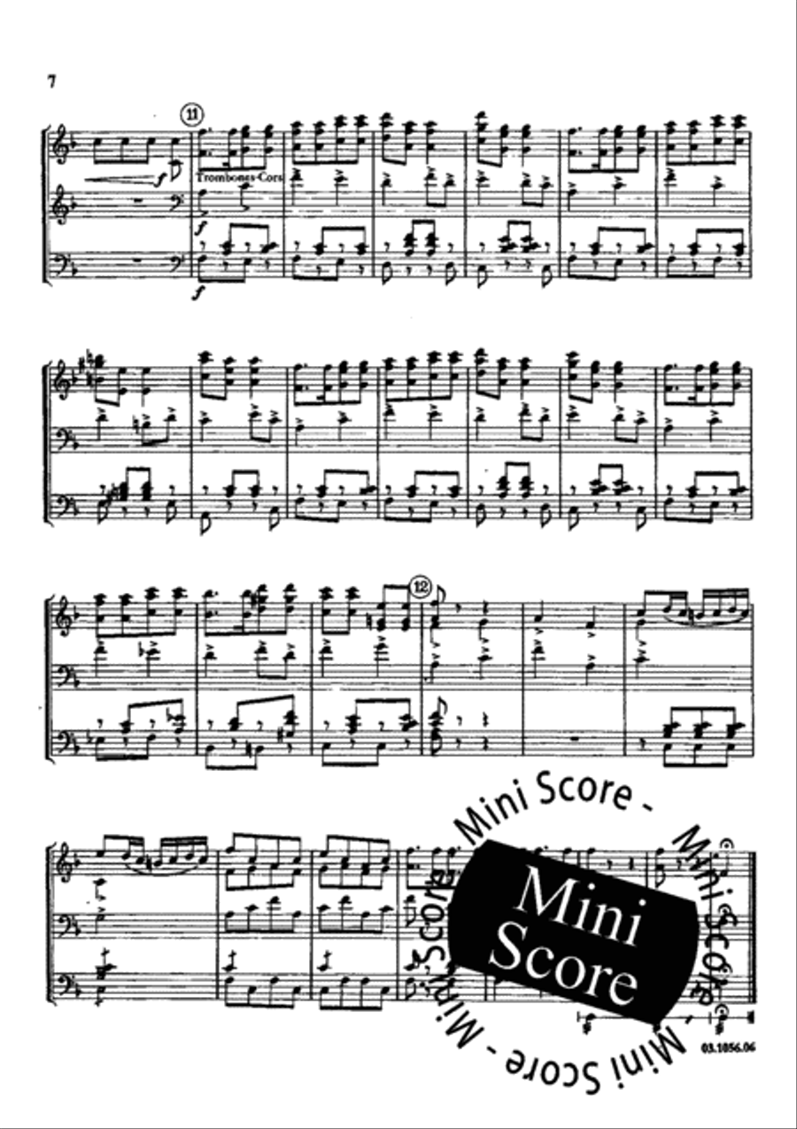 Ouverture de Chasse Ouverture de Chasse Concert Band scores gallery preview page 10