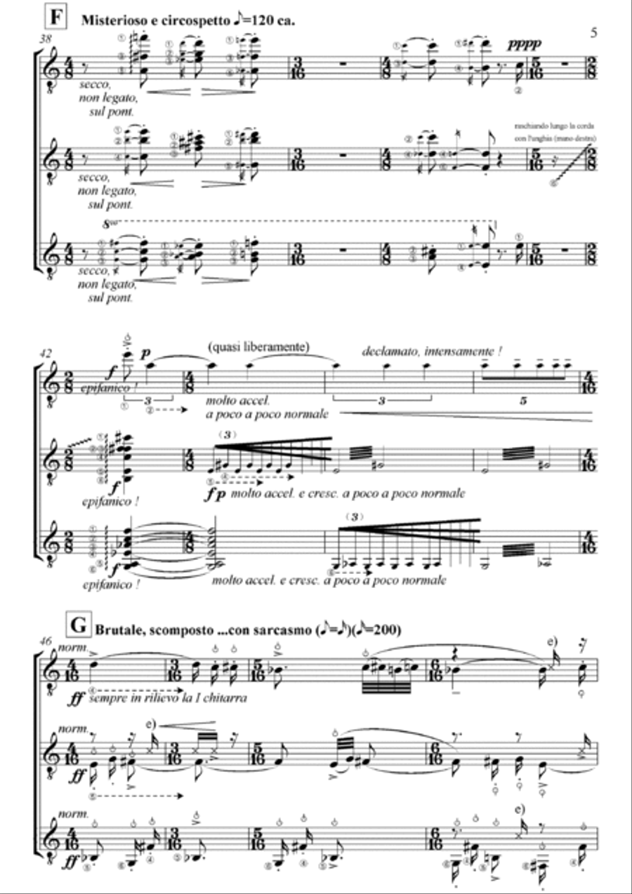 In-spira (arr. for 3 guitars) Small Ensemble scores gallery preview page 4