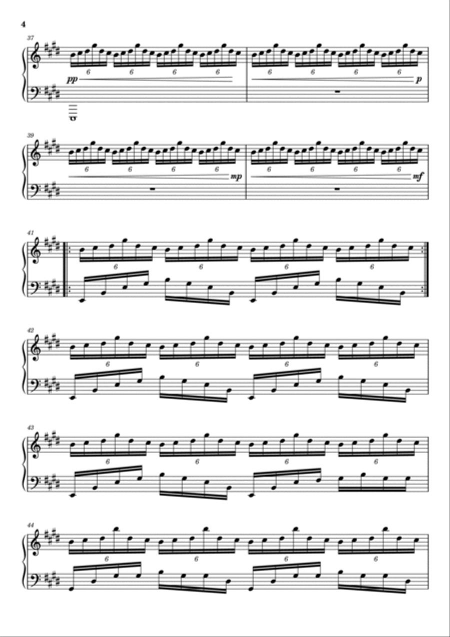 I Love You Piano Solo scores gallery preview page 4