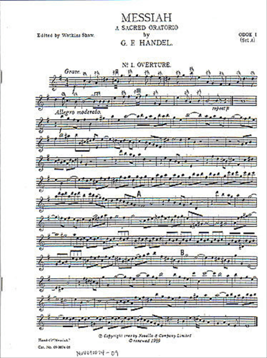 Messiah Messiah Choir scores gallery preview page 1