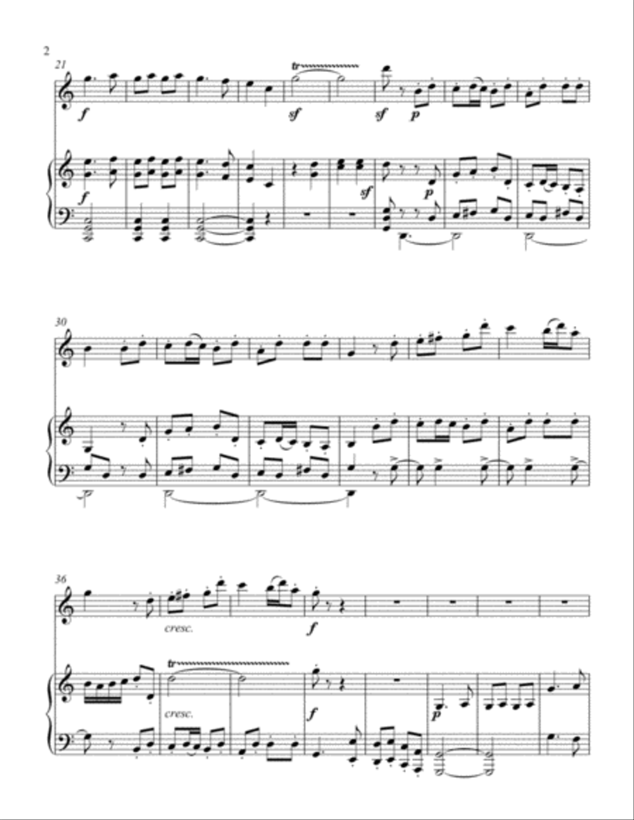 Dancing Chorus from 8 Russian Folksongs Choir scores gallery preview page 2