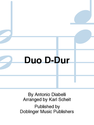 Book cover for Duo D-Dur