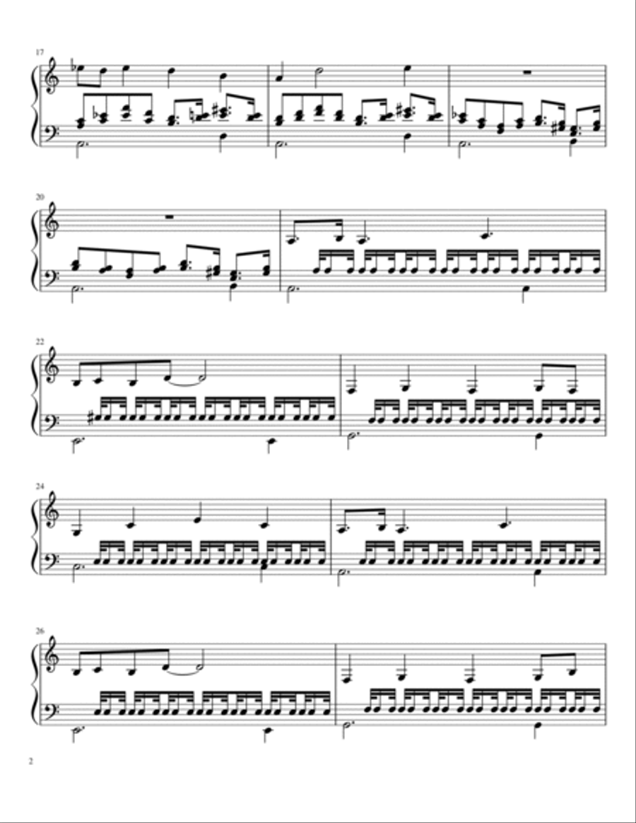 My Sweet Sweet Love Piano Solo scores gallery preview page 2