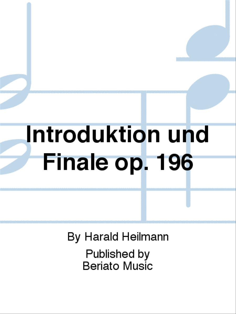 Introduktion und Finale op. 196