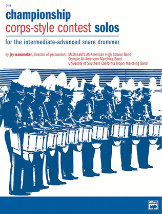 Book cover for Championship Corps-Style Contest Solos