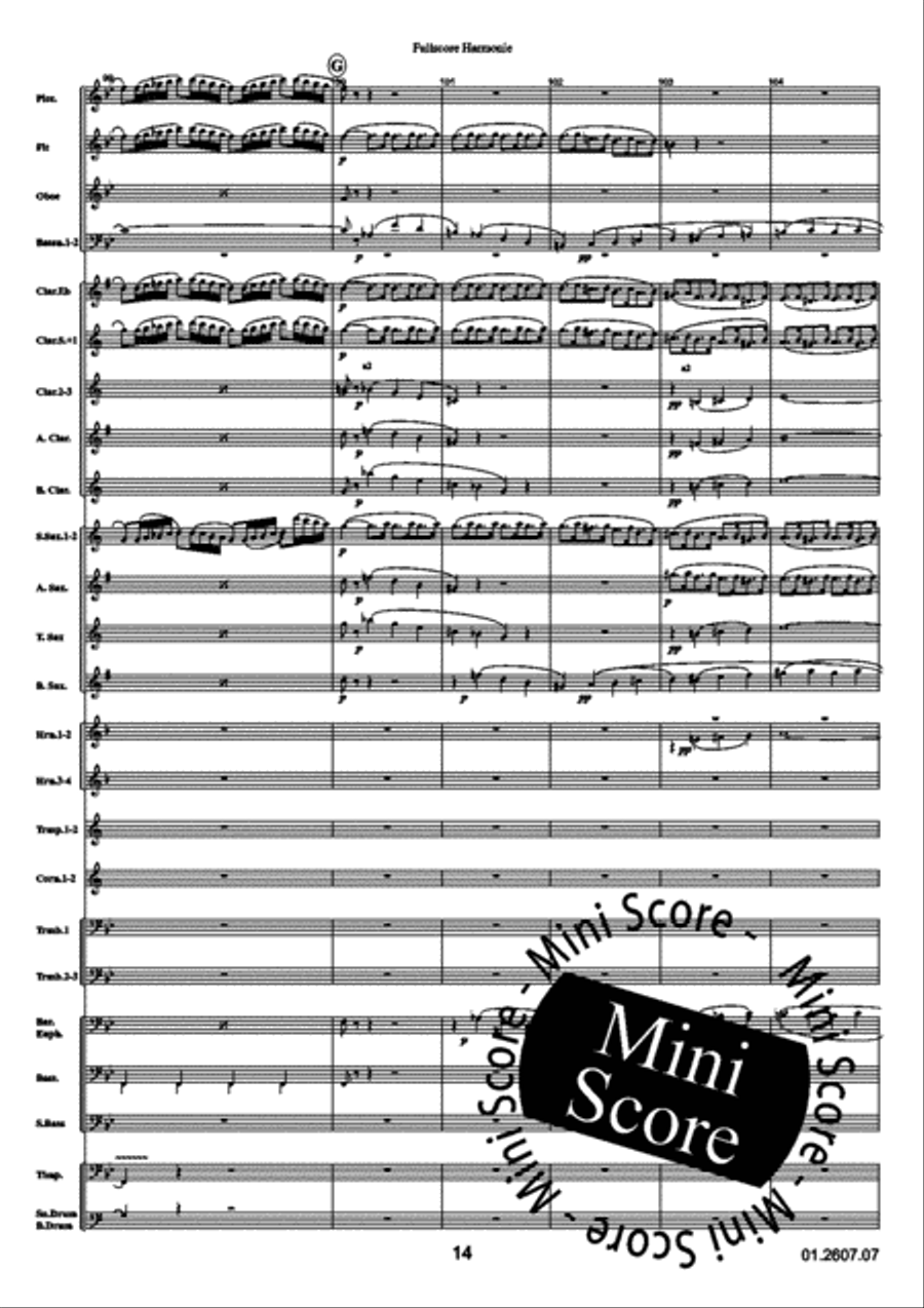Anacreon Ouverture Anacreon Ouverture Concert Band scores gallery preview page 20