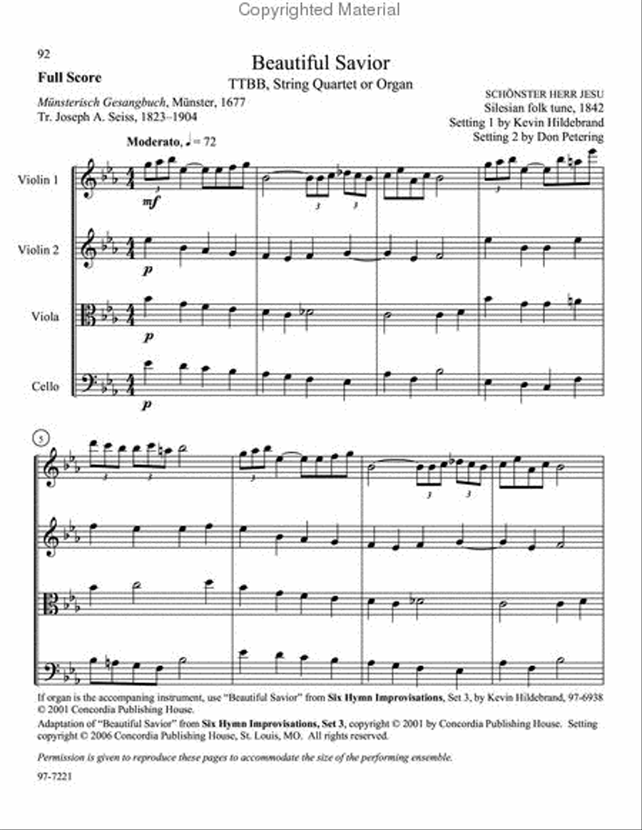 Sing, Men of God, Vol. 1 TTBB scores gallery preview page 12
