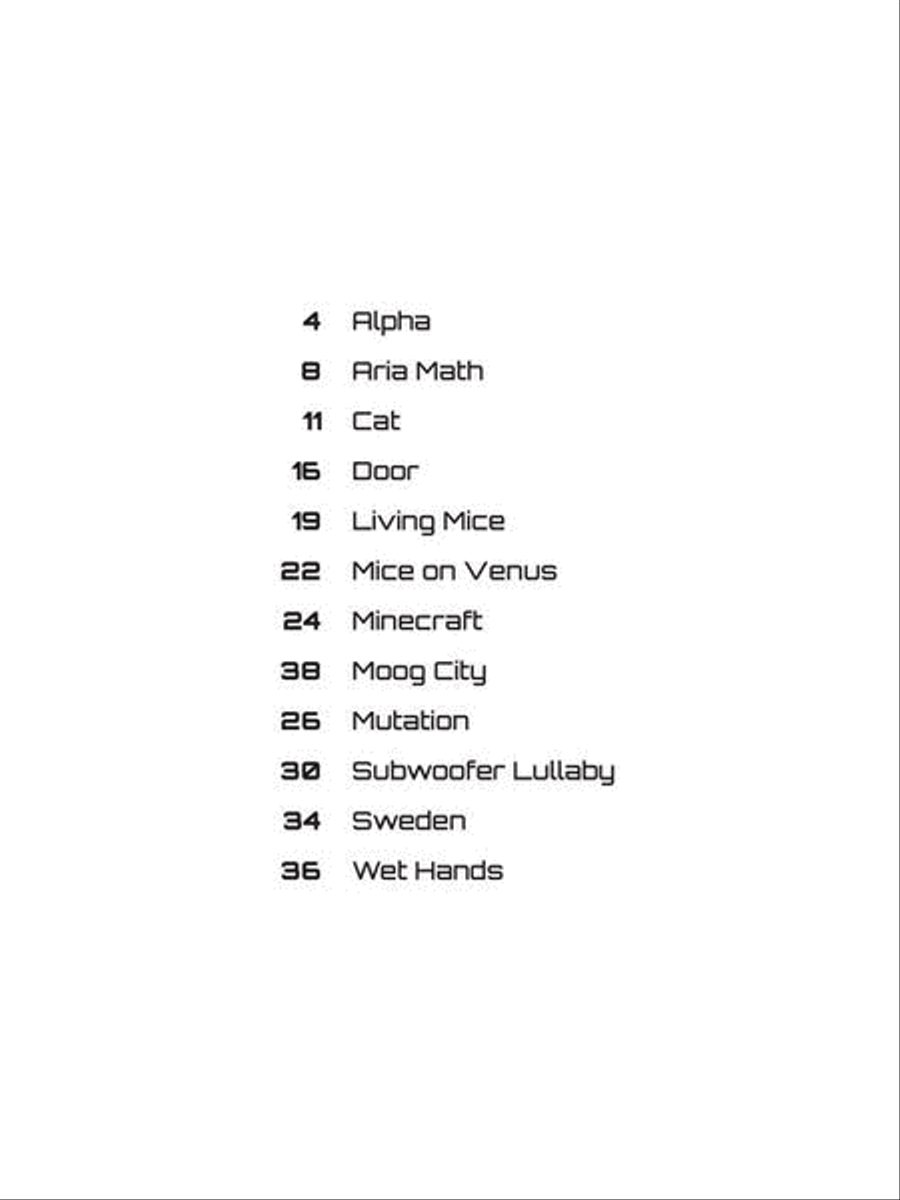 Music from the Video Game Series Minecraft Easy Piano scores gallery preview page 3
